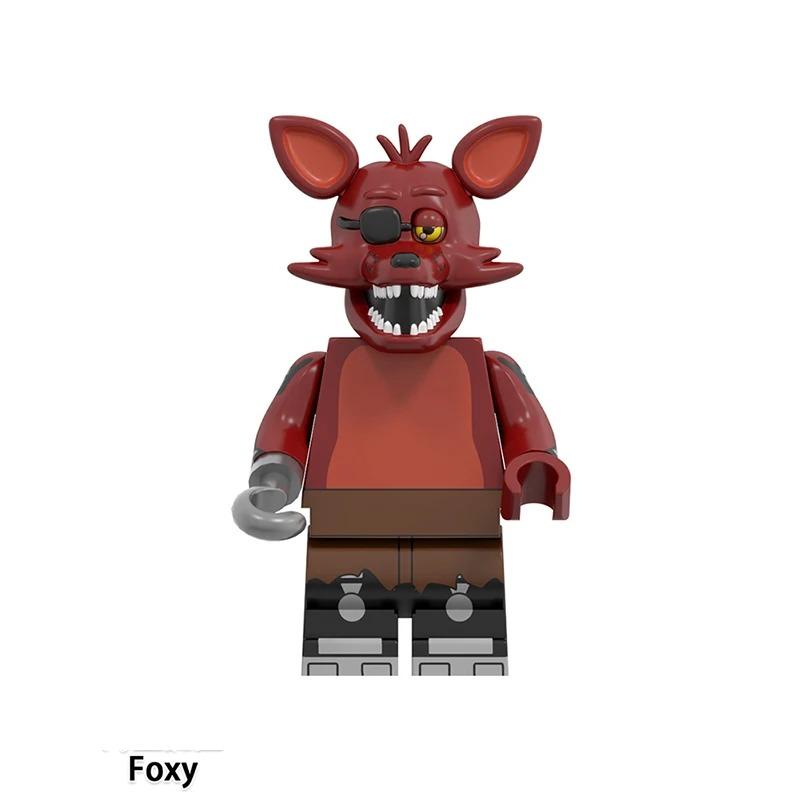 НОВЫЕ фигурки из игры FNAF Nights, мини-фигурки, конструктор, скелет, игрушки-триллеры, подарок, детские игрушки, форма, король