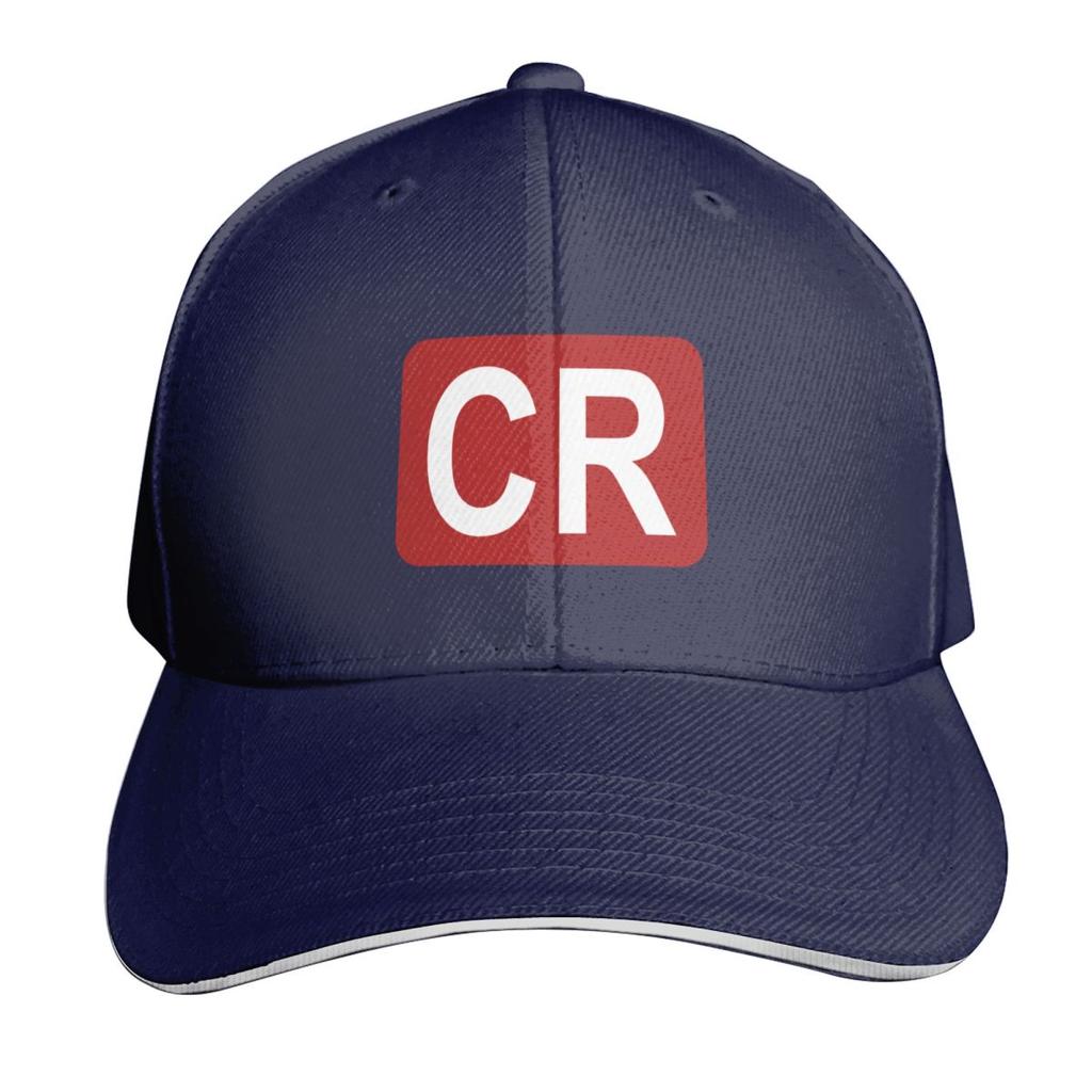 CR Initials Baseball Cap derby hat Sports Cap Big Size Hat Bobble Hat Unisexs Tennis Womens
