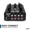 Gemini Sound GEMINI MM1BT Portable 2-Channel Stereo DJ Mixer with Bluetooth Connectivity