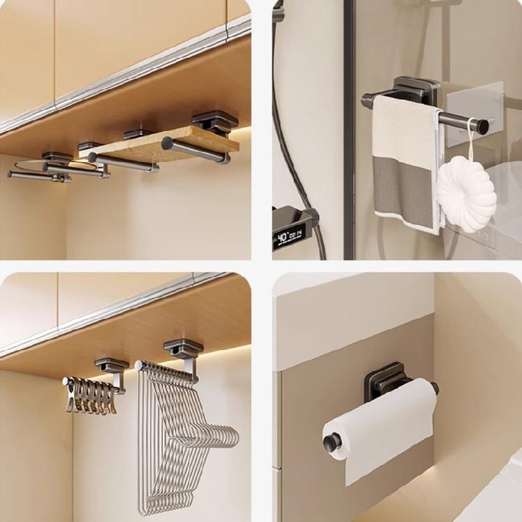 Wall Mounted Paper Towel Holder Modern Suction Cup Designs Paper Towel Dispenser Rack for Home Storage Solution