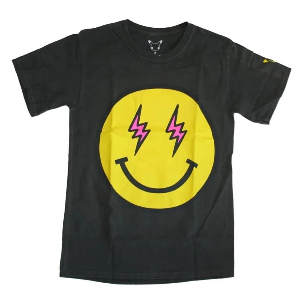 J. Balvin Pikachu Pokemon Men's Black T-shirt Tops Tees Unisex NWT
