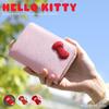 Товары Hello Kitty подарок для взрослых кошелек на молнии скругленной складной 12161 кожаный милый девушка женщины дамы популярный персонаж Sanrio