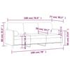 Vidaxl 3-Osobowa Sofa Z Poduszkami, Różowa, 180 Cm, Aksamit