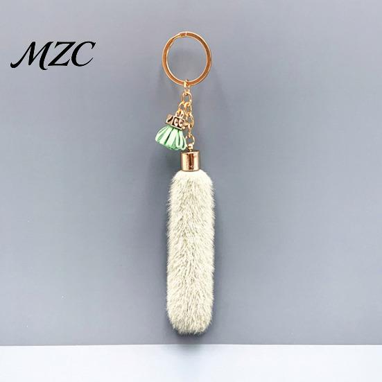 Portable Plush Charm Tassel Keychain for Backpacks, Soft Car Key Ring Backpack Charms Decorative Pendant, Handbag Purse Bag Lightweight Pendant
