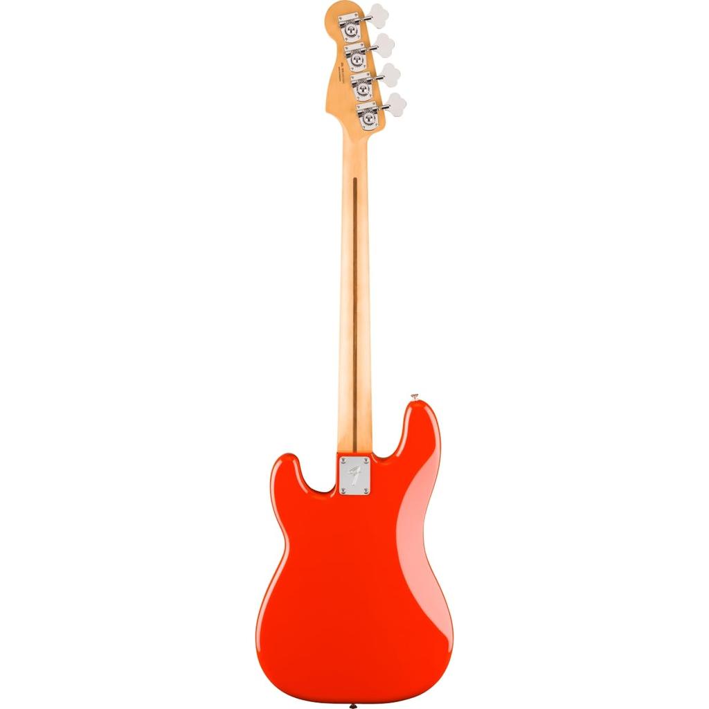 Электробас-гитара II Precision Bass, накладка из палисандра, кораллово-красный цвет, с мягким чехлом