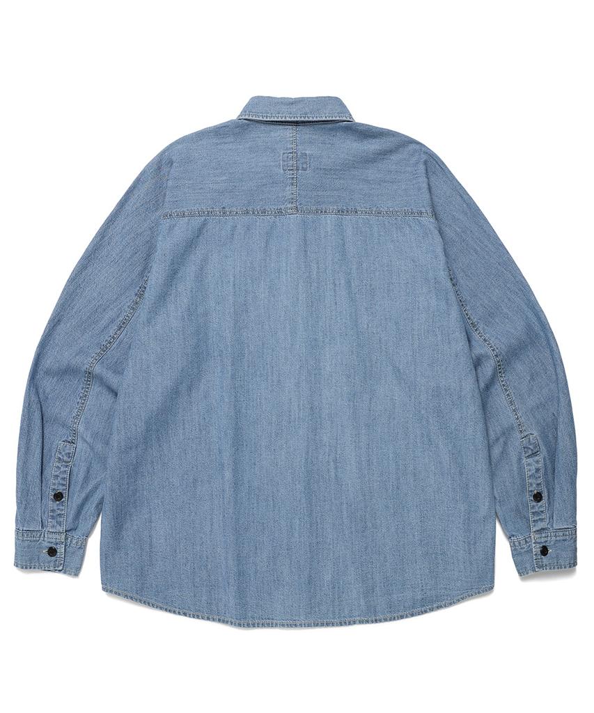 CAVISH Cvs Washed Denim Shirt Blue(Cv2Dfuw301A)