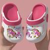 Женские клоги My Little Pony Пинки Пай для улицы, детские нескользящие сандалии для пляжа, закрытые тапочки для девочек