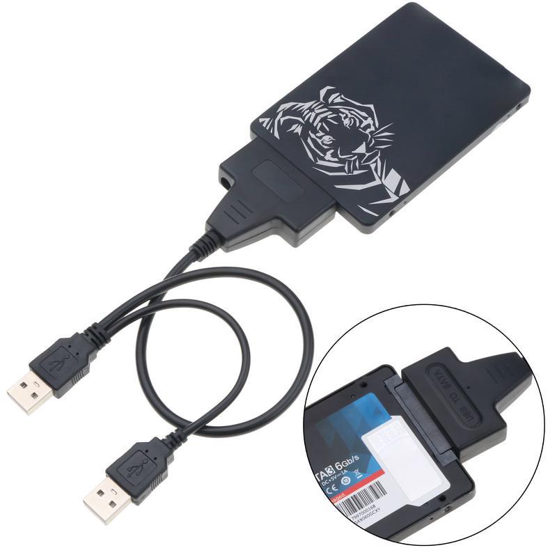 SATA2 SATA3 к USB 2,0/3,0, два кабеля-адаптера, внешнее питание для 2,5-дюймового/3,5-дюймового жесткого диска SSD, конвертер HotA