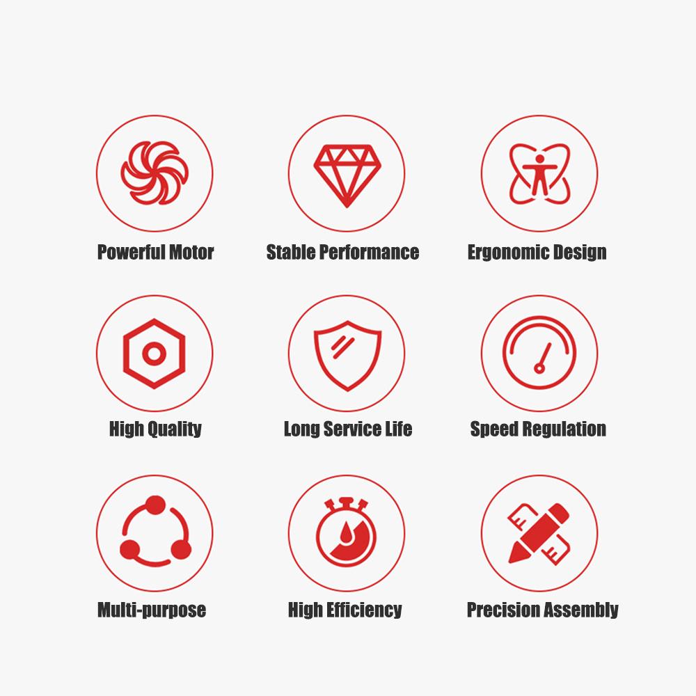 Мини-эксцентриковый пневматический шлифовальный станок с основанием 90x175 мм, самопылесос, высокоскоростной пневматический шлифовальный станок
