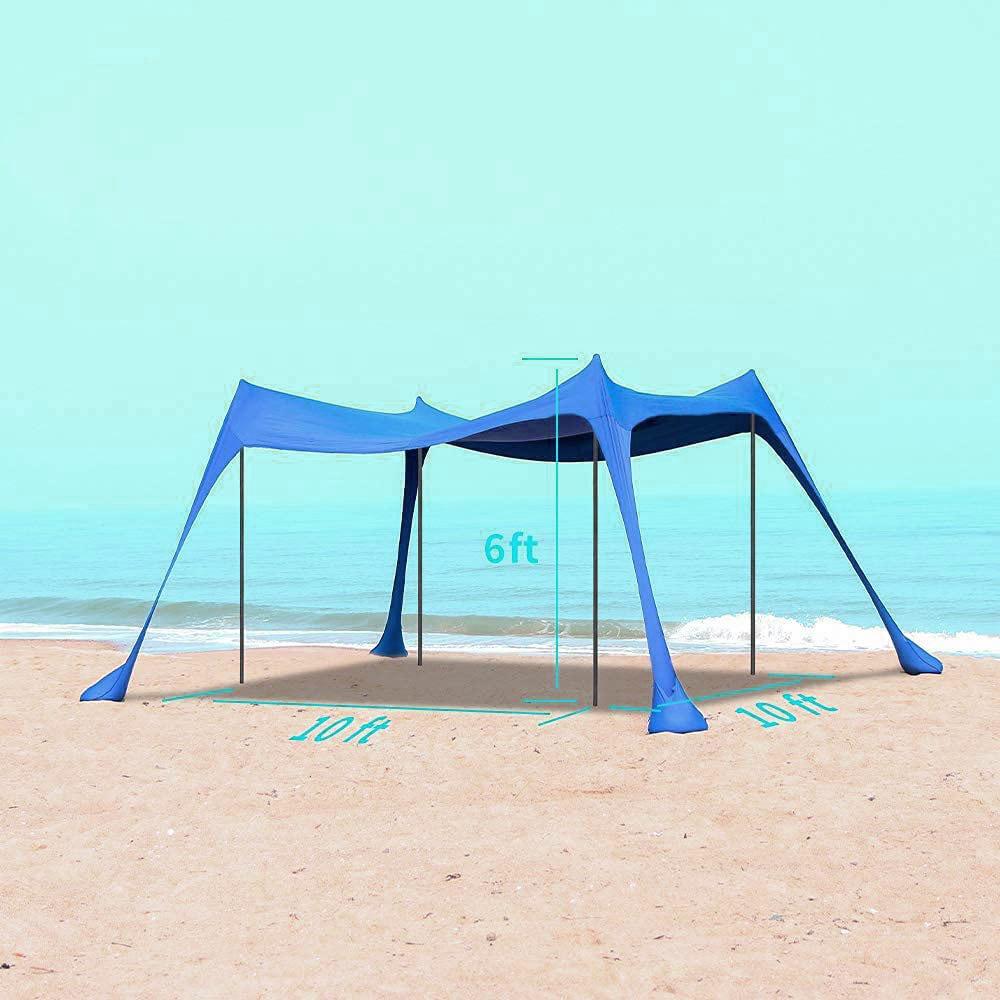 Portable Outdoor Beach Tent Lycra Shade Canopy