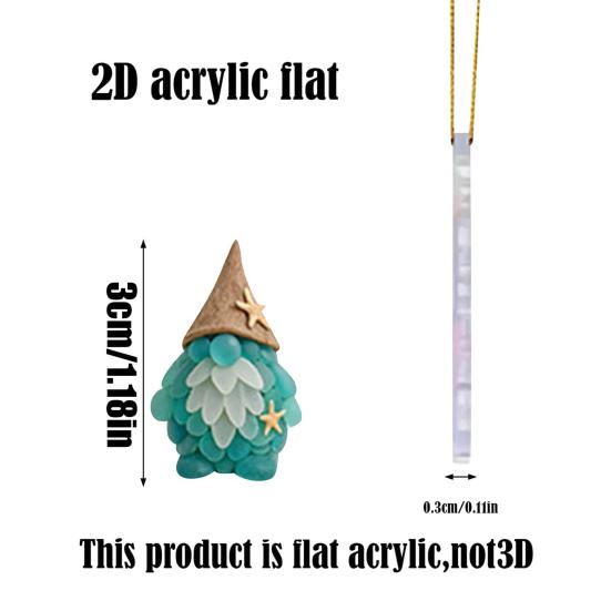 Коробка Адвент-календаря Гном из морского стекла 24 дня Календарь обратного отсчета до Рождества с 24 Морскими изделиями ручной работы