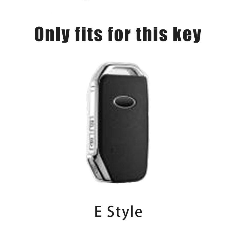 ABCDGA1 Zinc Alloy Car Key Case Cover Shell Bag For KIA Sportage R GT Stinger Sorento Ceed Cerato Forte Niro Soul Telluride Accessories