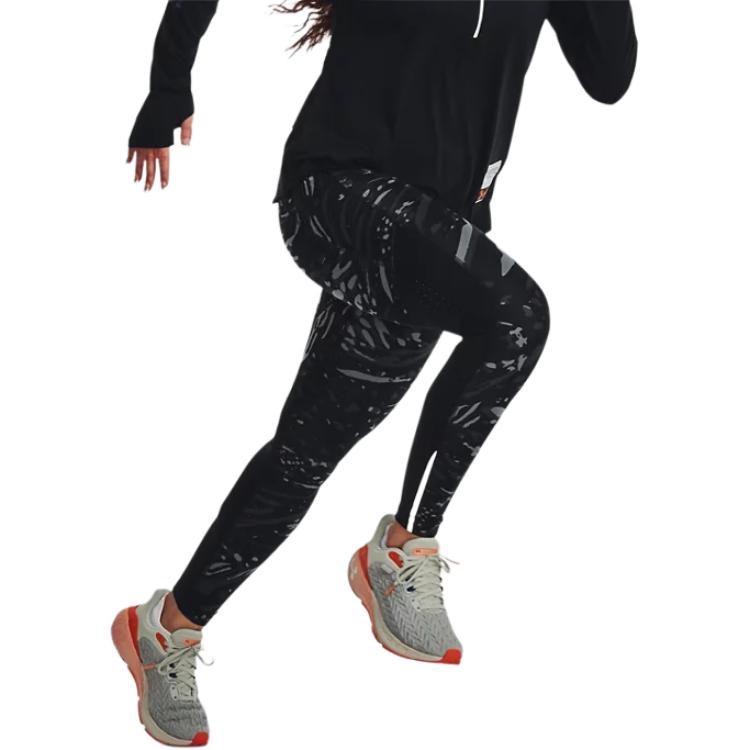 Under Armour Леггинсы для бега Run LAA Full Print Lightweight High Waist Leggings Women Leggings Gray 1379340-001