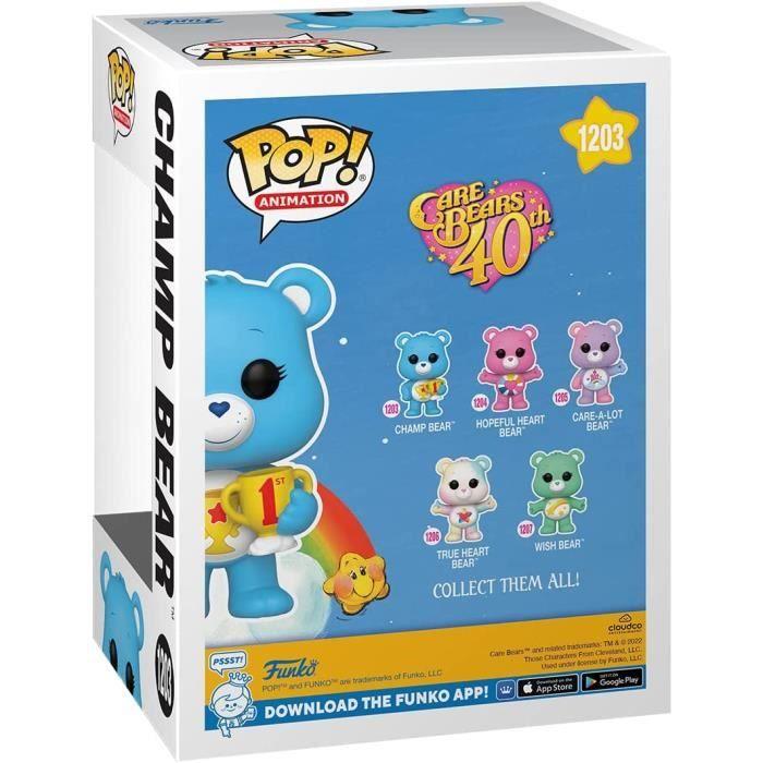 Funko Pop! Анимация : Юбилей 40 лет Мишкам (Care Bears) - Мишка-чемпион - Белый - Игрушка - Взрослый - Мишки