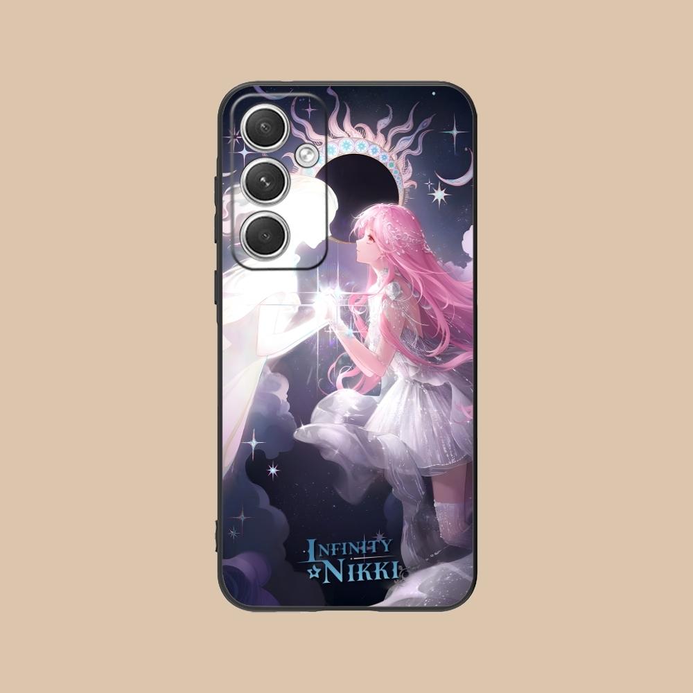 Чехол для смартфона Infinity Nikki для Samsung Galaxy S24 S23 S22 S21 S20 S10 S9 Plus FE Ultra Lite Черный