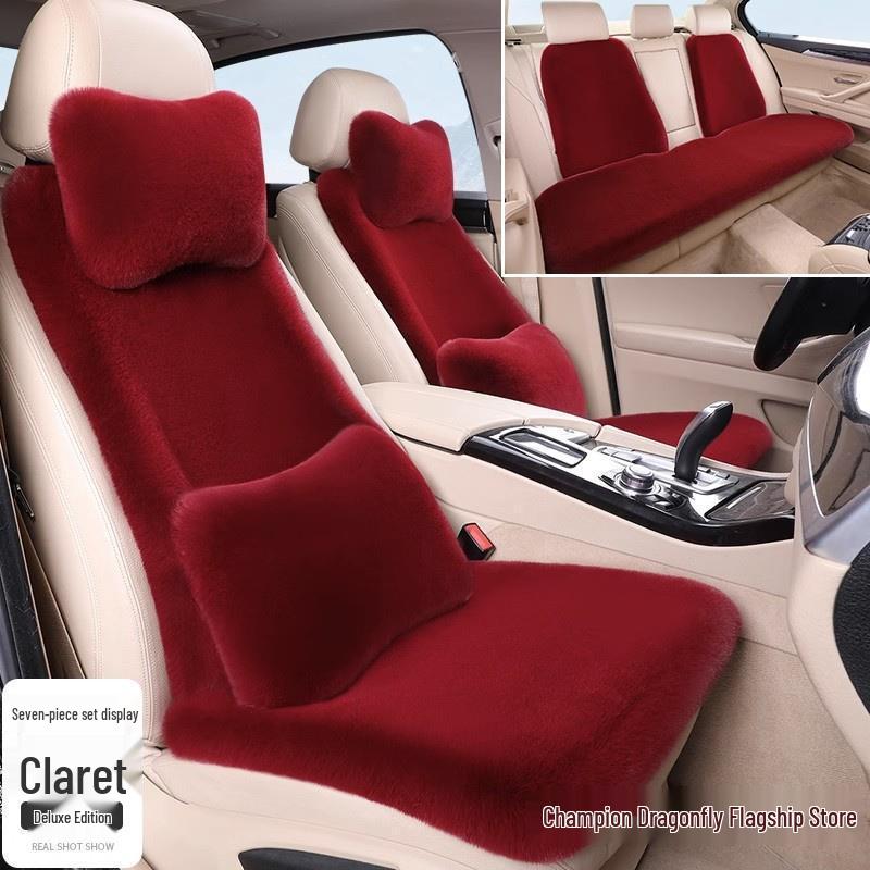 Плюшевая зимняя подушка на сиденье автомобиля для Volkswagen Jetta, Bora, Lavida, Sagitar, Santana, Passat