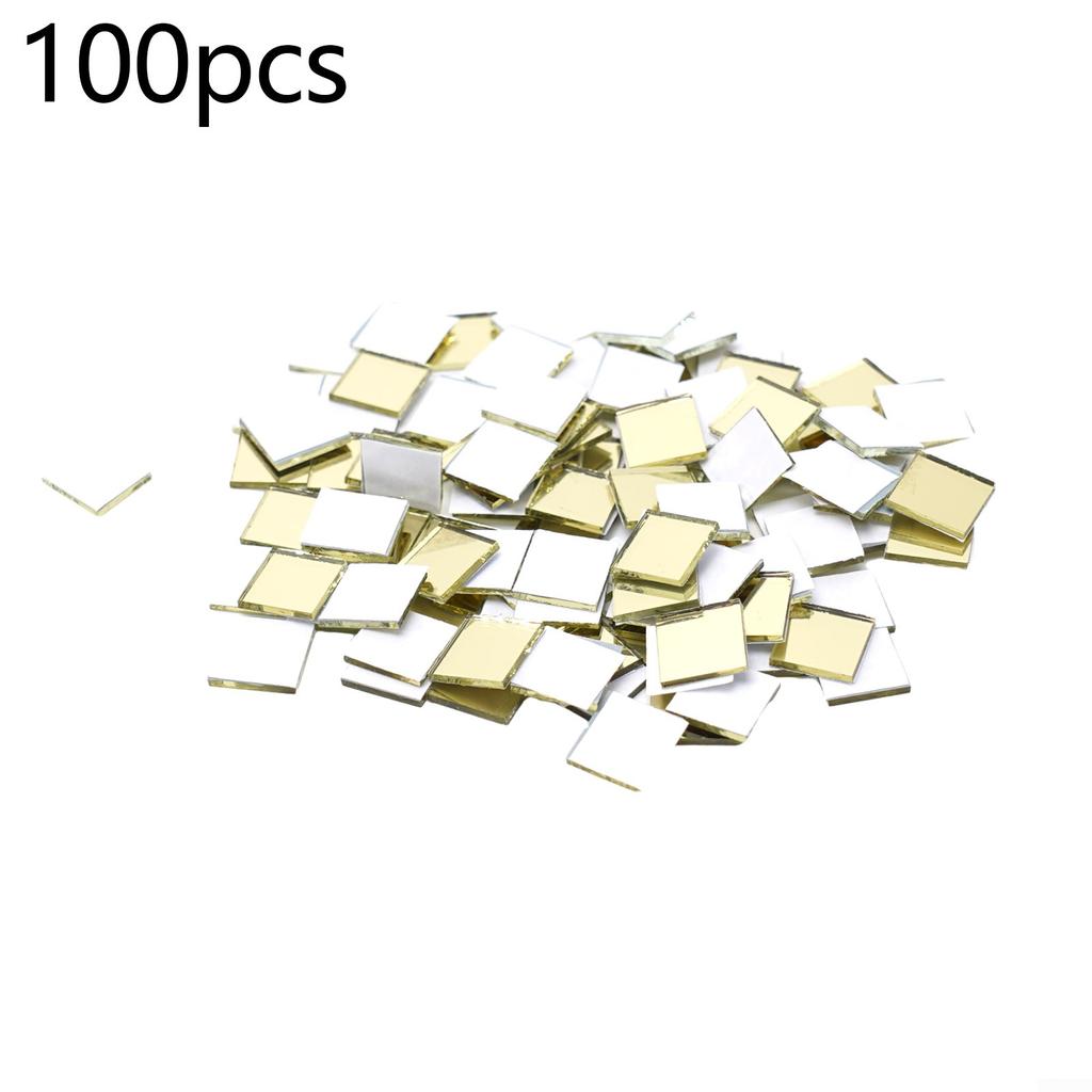 Наклейки на стену Зеркальные наклейки 1,2 мм 100 шт. DIY Стекло