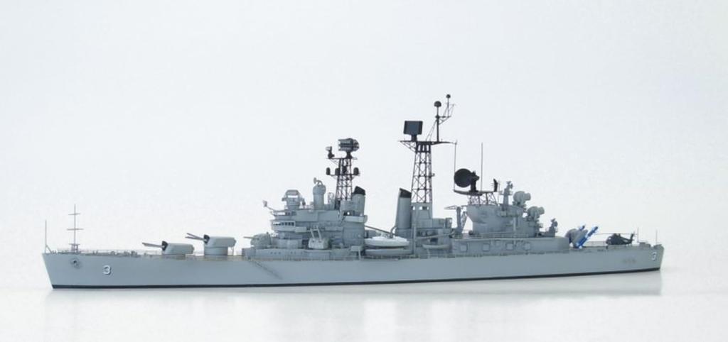 Nico model US Navy Guided Missile Cruiser Galveston 1968 Resin Kit PN07059 1/700 Galveston-class CLG-3