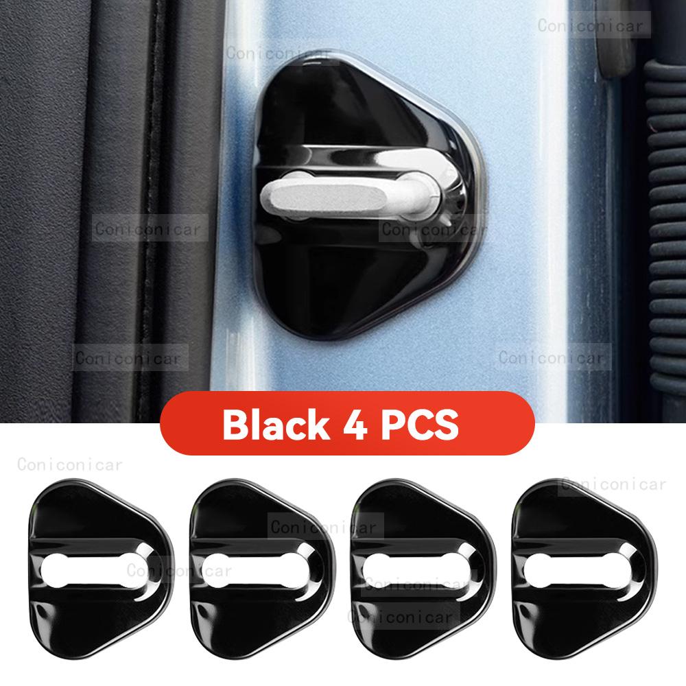 Auto Car Door Lock Protect Cover Emblems Case Stainless Steel Decoration For GEELY TUGELLA -2025 Protection Accessories