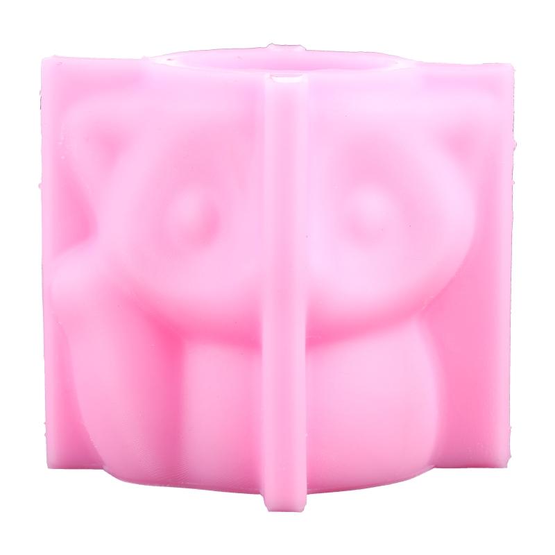 3D Animal Flowerpot UV Epoxy Mold  Vase Concrete Plaster Resin Silicone Mould