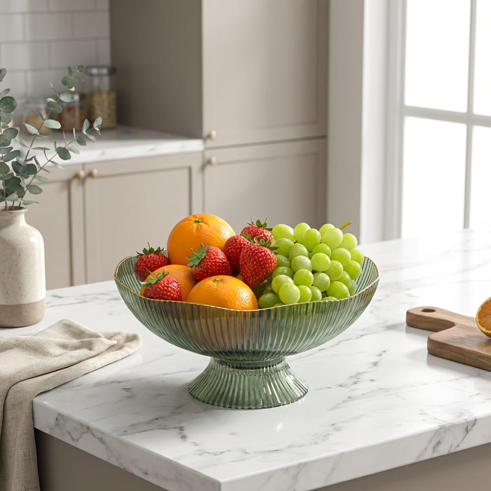 Detachable Draining Fruit Plate Large Capacity Snack Serving Bowl Living Room Fruit Basket Home