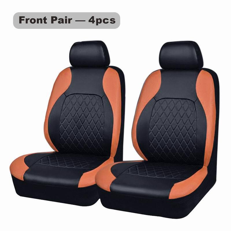 Универсальный кожаный чехол на сиденье автомобиля для пятиместных моделей - Всесезонный, Популярный трансграничный дизайн