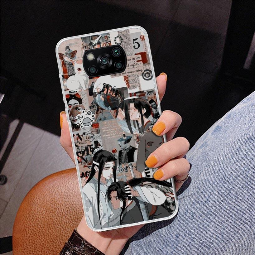 Mo Dao Zu Shi MDZS Манга Чехол для телефона Xiaomi Poco X5 X6 X7 Pro X4 Gt F7 Ultra M8 M7 Redmi 15C 15 13C 13 12C 12 Уникальный чехол Co