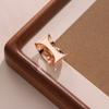 Arc Shape Hollow Design Scarf Clips Smooth Scarves Brooches Metal Scarves Buckle Ring  Decoration