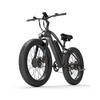 LANKELEISI MG740PLUS 26" Mountain Fat E-Bike 2×1000W Dual-Drive, 48V20AH, Half Twist, Oil Disc Brakes, Shimano 7-Speed City Road & Off-Road E-Bike