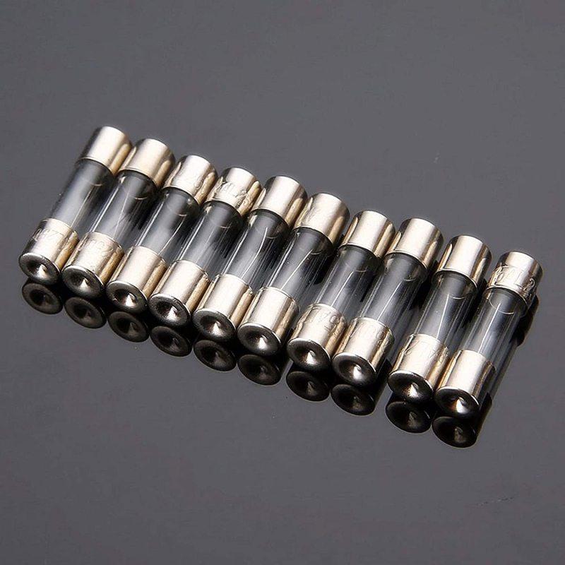 300pcs 5x20 0.1a-20a Fuses  Assortment  Kit With Storage Box Replacement Accessories