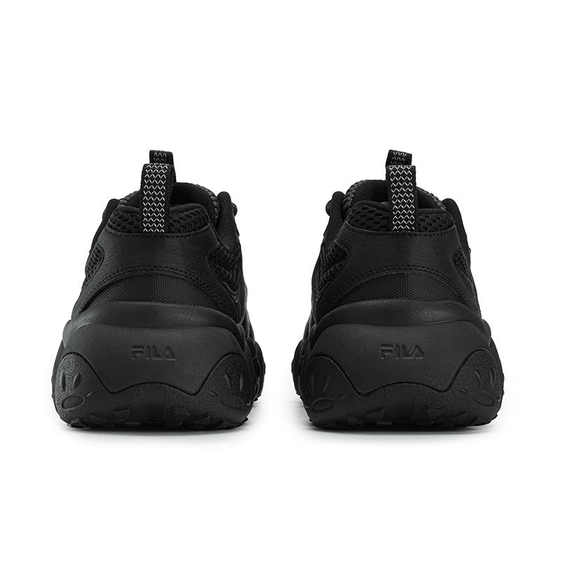 Fila FLUID 7 Износостойкие Легкие Дышащие Низкие Массивные Кроссовки Мужские Черный/Теневой Черный Серый F12M632103FBD