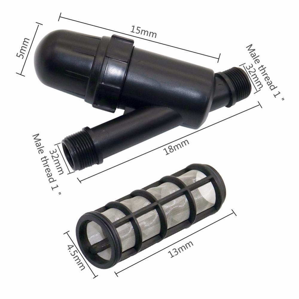 1 Inch External thread Stainless steel filters 100-120 Mesh Screen Garden Agriculture Watering Drip Irrigation Fountain fittings