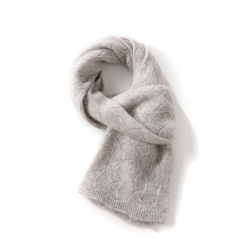 Женский вязаный шарф из козьего кашемира - Осенний/Зимний шарф-снуд
