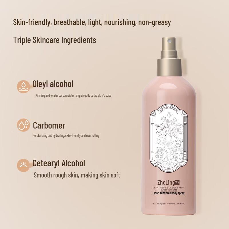 Zheling Scented Clear Spray Body Lotion 5-Pack