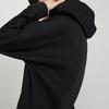 Fila Спортивная повседневная вязаная куртка с капюшоном для женщин, черная F11W218505FBK