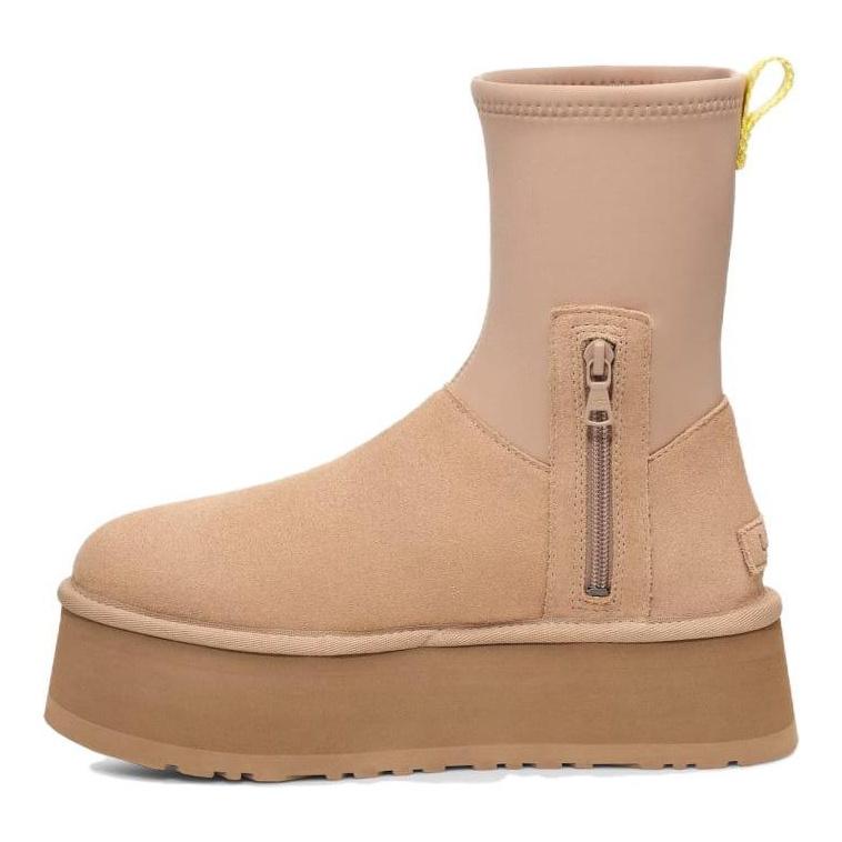 UGG Классические женские кроссовки Dipper Sand кремового цвета 1144031-SAN