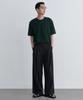MUSINSA STANDARD Super Wide Hidden Banding Slacks [Charcoal Gray]