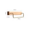 Black Walnut Wood Towel Rack Wall Mounted Retro Towel Bar Wooden Holder Brass Towel Rail Brass Hooks for Bathroom Kitchen