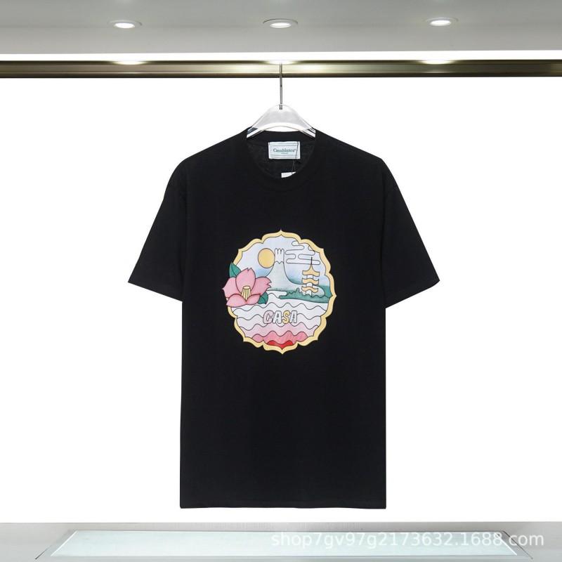 Casablanca Graphic T-Shirt Teen Boys Short Sleeve Loose Fit 2025