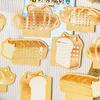 12pcs/lot Memo Pads Material Paper Bakery Junk Journal Scrapbooking Paper Retro Background Decoration