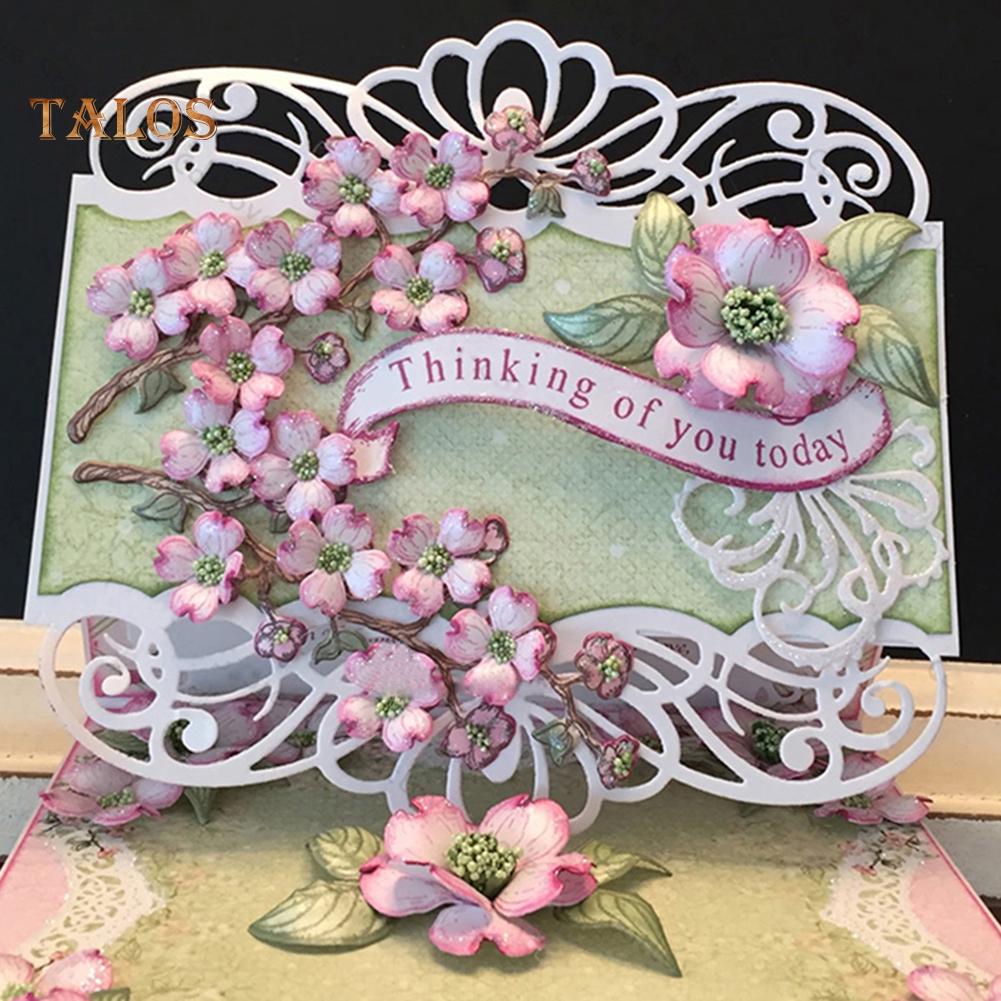 FLH Lace Decoration Cutting Dies DIY Scrapbook Paper Cards Album Craft Stencil Mold