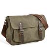 Mukawa Men's Water-Repellent Canvas Crossbody Messenger Bag - Retro Sports Shoulder Bag