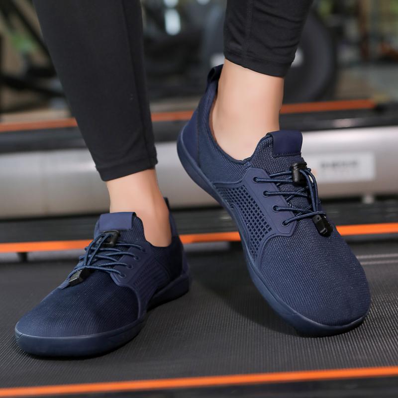 Сетчатые уличные повседневные спортивные туфли с широким носком, обувь для ходьбы босиком, дышащие туфли для тренажерного зала, фитнеса, кросс-тренинга, балетки