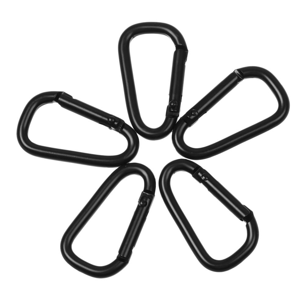 Спортивное снаряжение пряжка брелок черный альпинистская кнопка сплав карабин кемпинг походный крюк