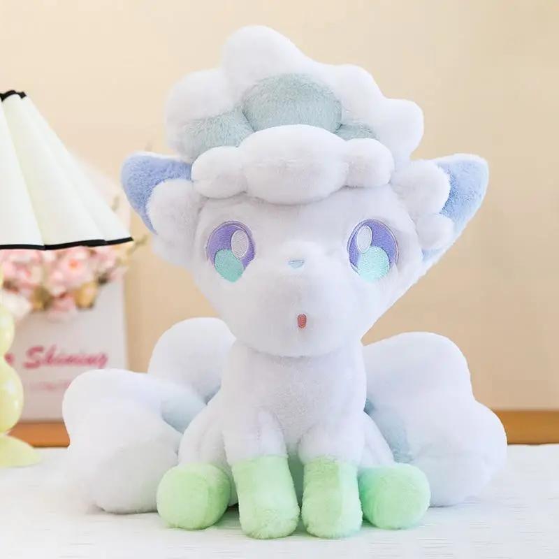 Very Soft Cute Espurr Swinub Alolan Vulpix Munchlax Plushies Fluffy Stuffed Anime Doll For Fans Home Decor Gift Collection