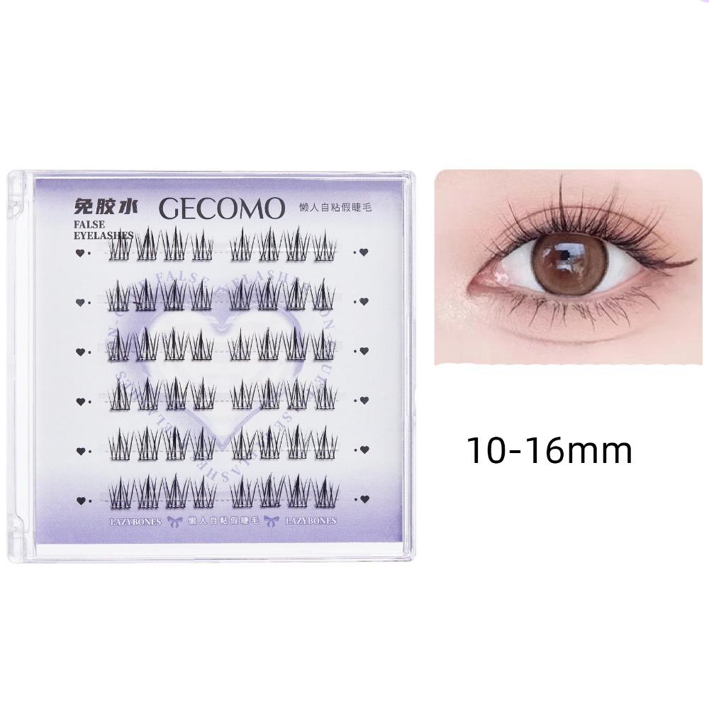 Накладные ресницы без клея для наращивания ресниц, индивидуальные пучки накладных ресниц ежедневно