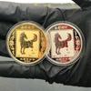 40Mm Chinese Zodiac Horse Souvenir Coins Lucky Animal Horse Year Collectible Coins Metal Collection 2026 New Year Gift