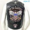 Vest Street Punk Vest Jacket Sleeveless Harley Motorcycle Badge Embroidered Vest