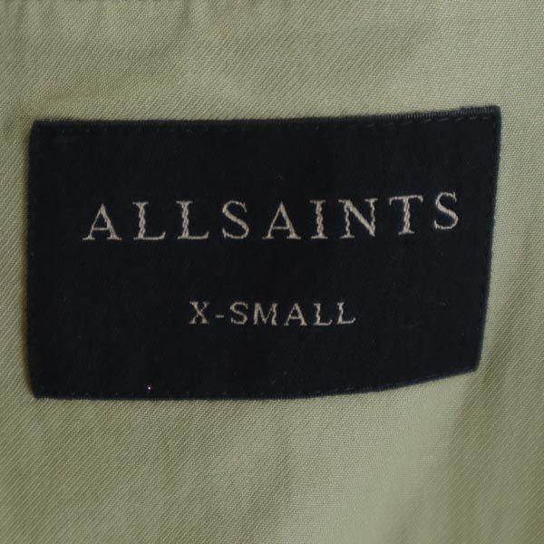 AllSaints Куртка-бомбер Stajan XS Green system Мужская Б/У
