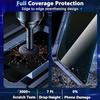 10 шт. Kalebol Высокоалюминиевое полноэкранное закаленное стекло с черной рамкой, защищающее от посторонних глаз, с шелкографией